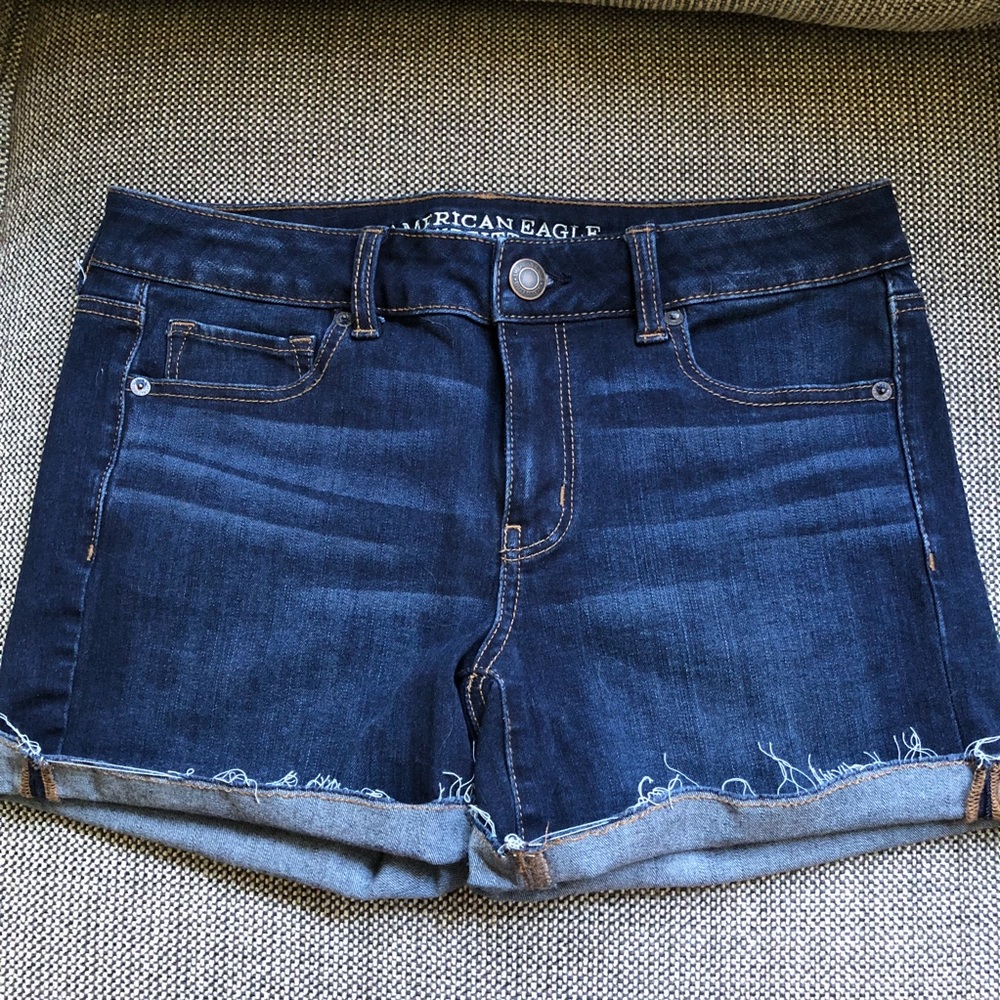 Dark Wash Jean Shorts